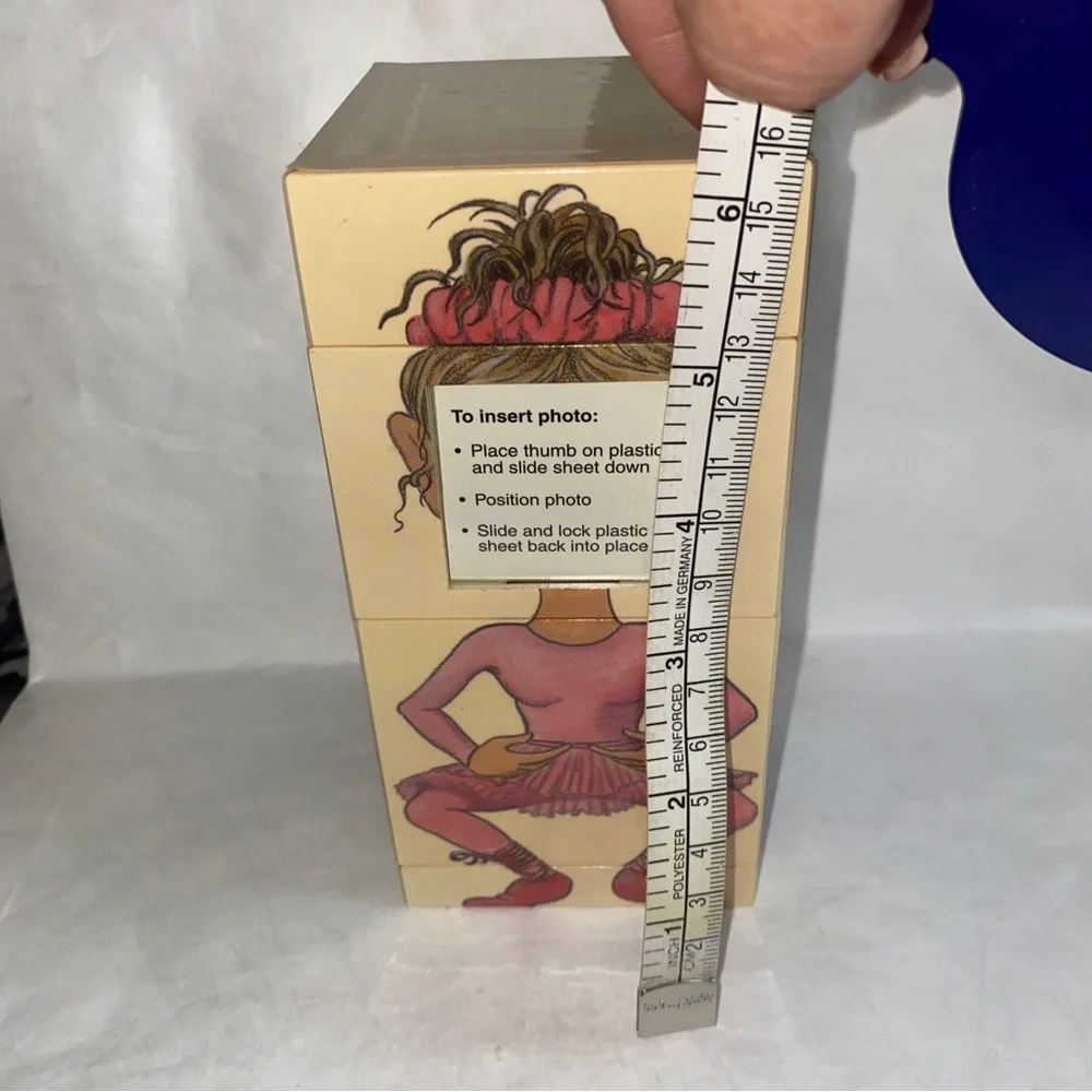 BURNES Mix ‘N Match Photo Puzzle Frame “Pretend” Vintage 2000